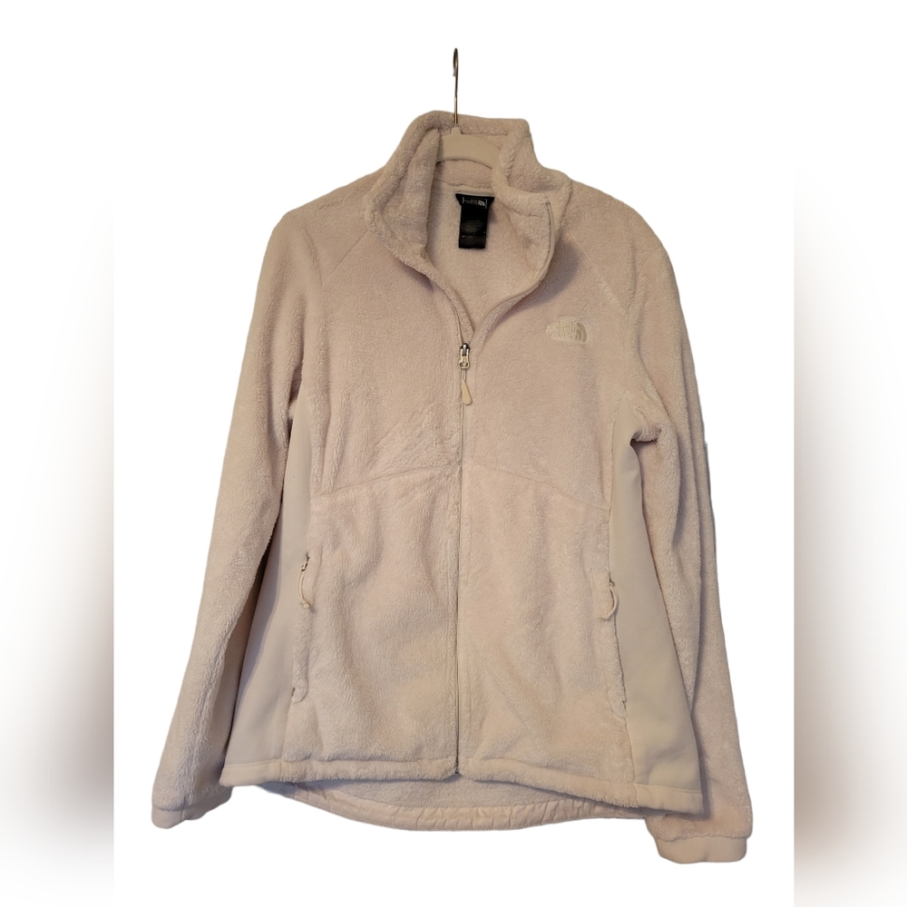 North Face Women's Size Large Osito Zip-Up Fleece Jacket in Gardenia White